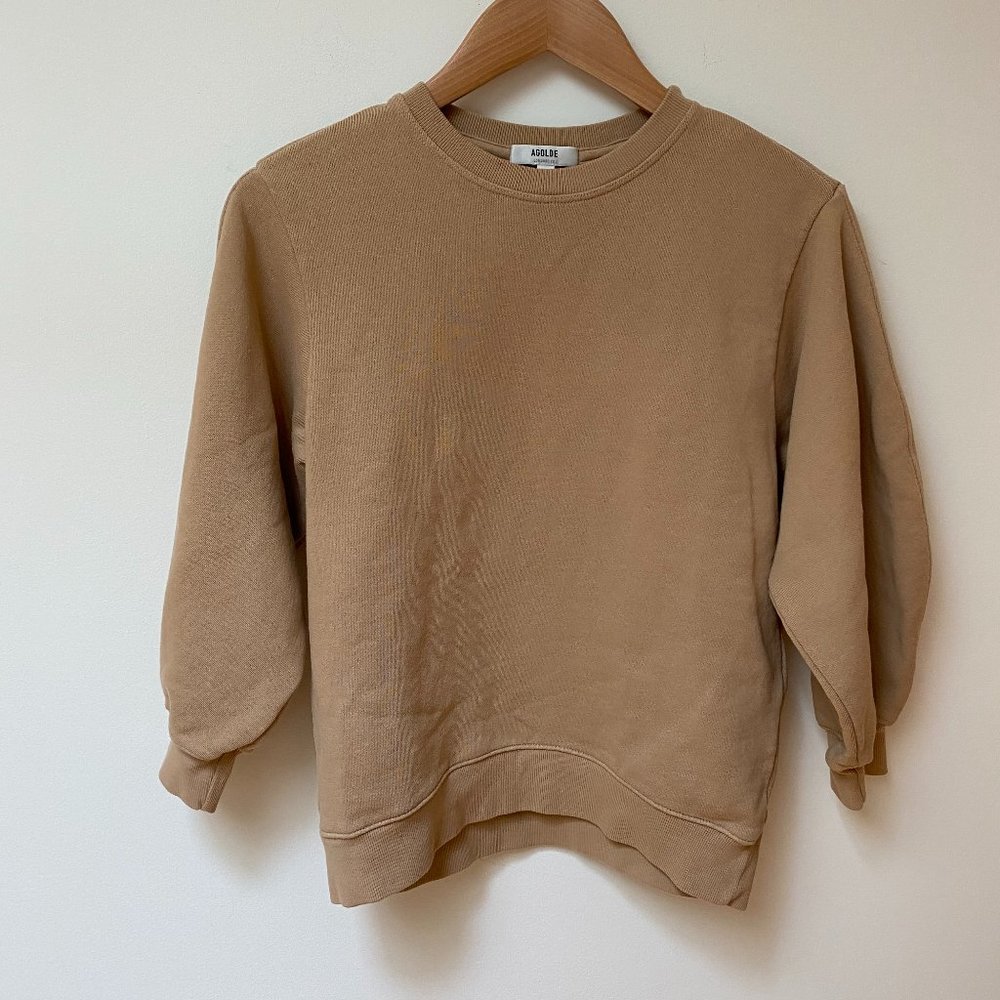 Agolde Women's 3/4 Sleeve Sweatshirt